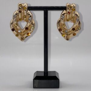 Chic Gold Teardrop Earrings